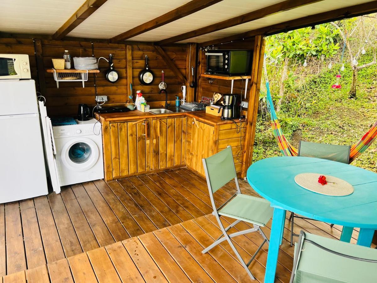 Bungalow Avec Vue Dans Lieu Calme Le Carbet Eksteriør billede